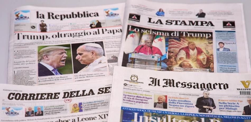 Escalada de tensión diplomática: Donald Trump arremete contra el papa León XIV